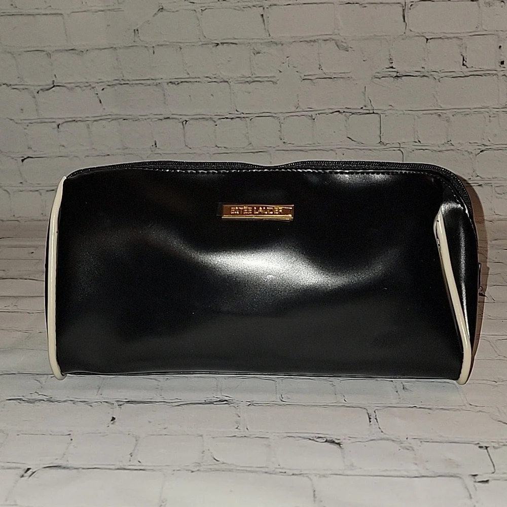 Estee Lauder Black PVC Make up Bag